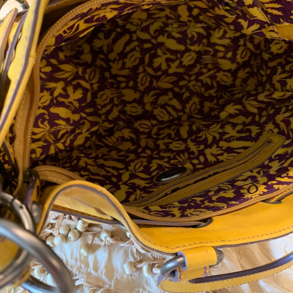 Francesco Bissau mustard yellow bag - Picture 6 of 8